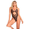Subblime - 955229 Body Transparent Avec Dentelle Creuse Noir L/Xl